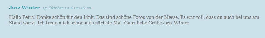 Kommentar einer Autorin