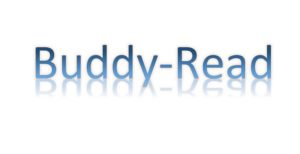 Schriftzug, blau auf weißem Grund: Buddy-Read